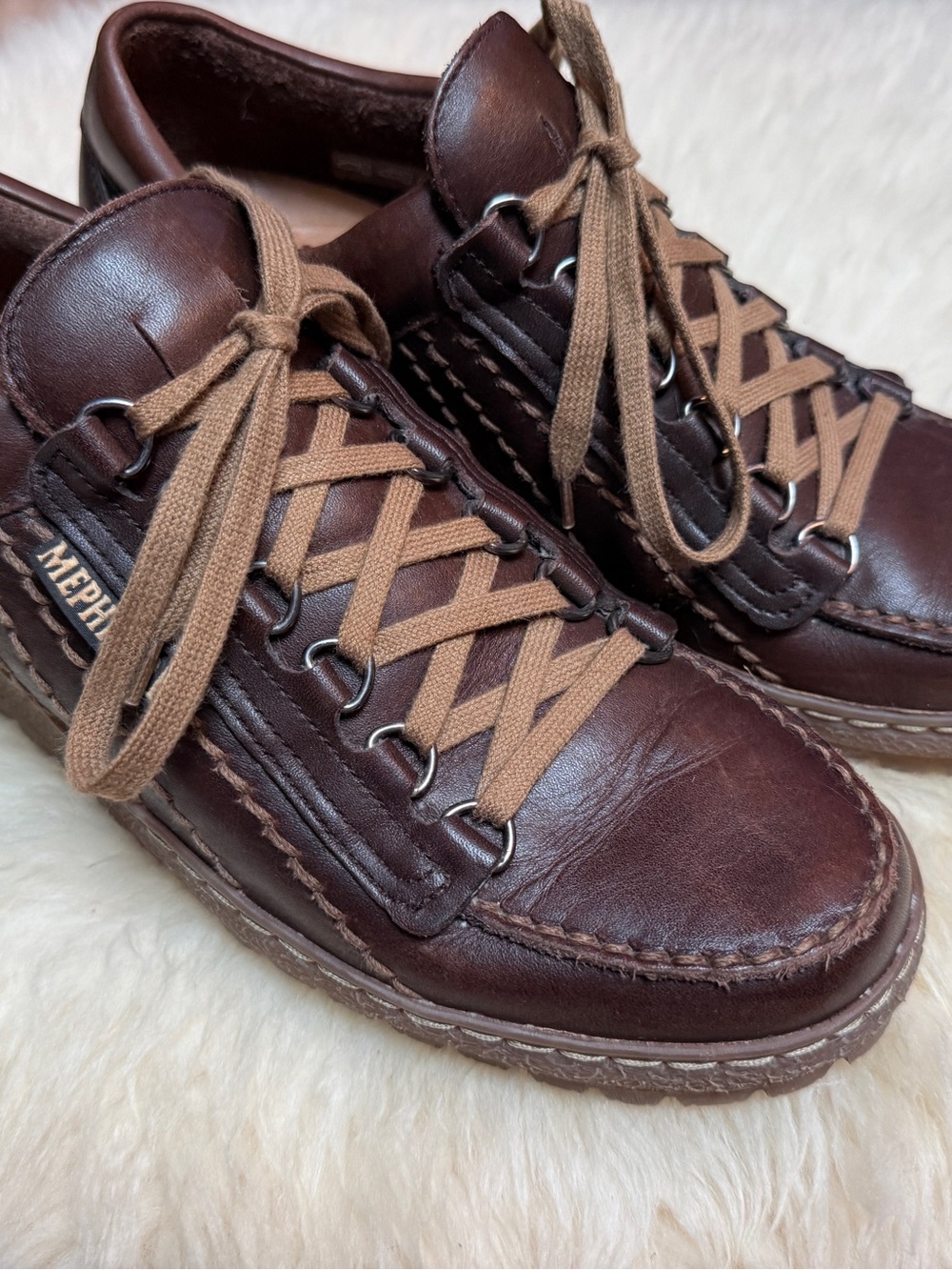 Mephisto Men’s Premium Leather “Rainbow” Model Shoes